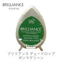 ブリリアンス デュードロップ 単色 ガンマグリーン ツキネコ bd-21 紙用インク