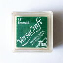 バーサクラフト S ツキネコ 顔料インク Emerald エメラルド vks-121 年賀状 クリスマスカード 手作り 親子工作 ハンドメイド 自由研究 キット