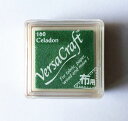 バーサクラフト S ツキネコ 顔料インク Celadon セラドン vks-160 年賀状 クリスマスカード 手作り 親子工作 ハンドメイド 自由研究 キット