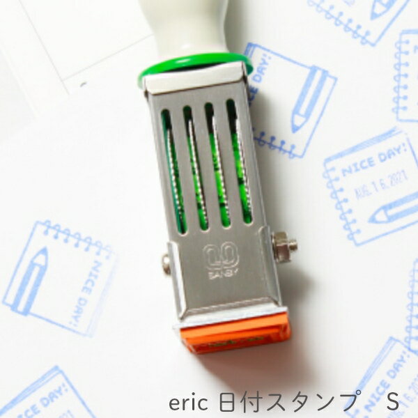eric 日付印 Sサイズ サンビー 手帳 手帳デコ 日付スタンプ 日付回転印のサムネイル