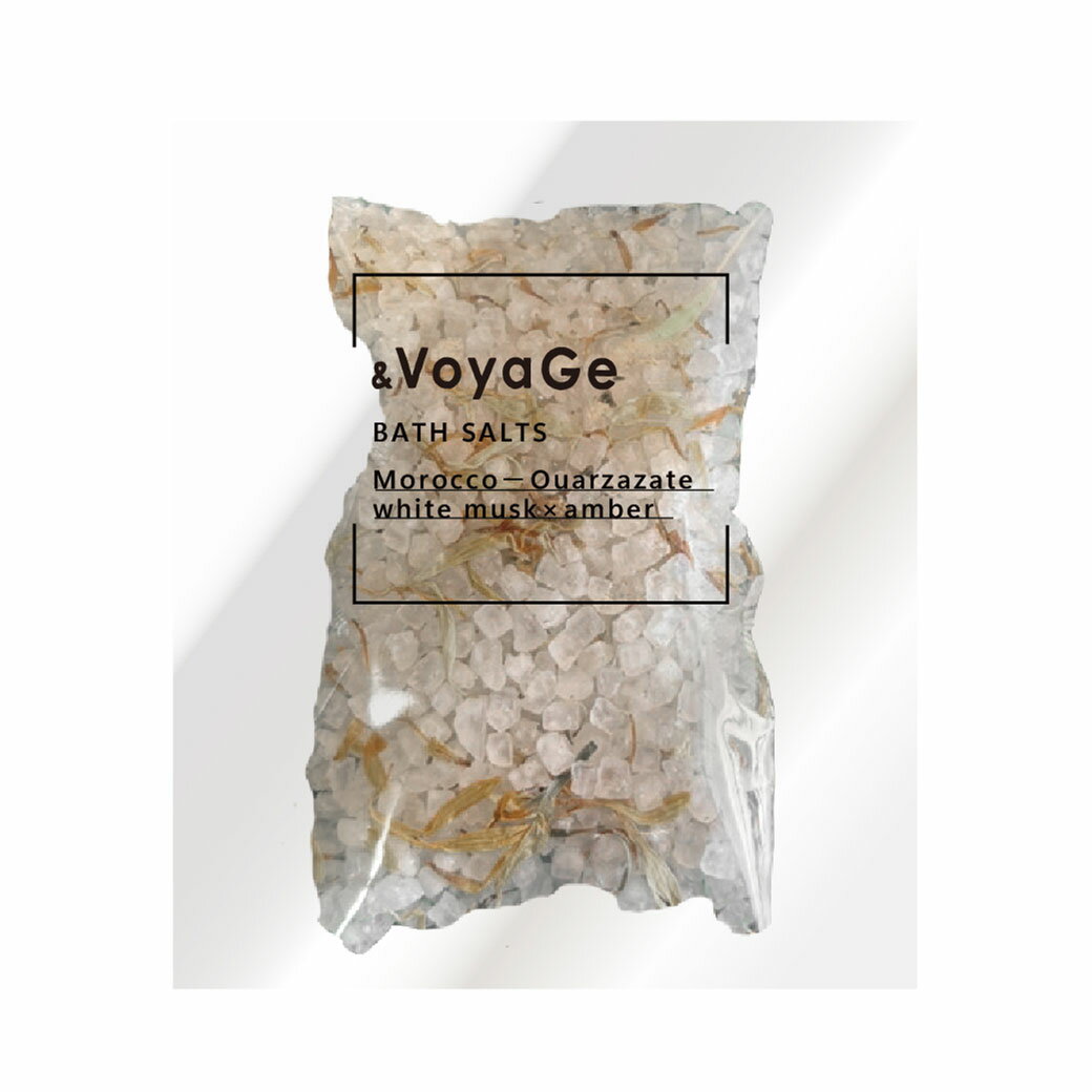 【mifull】&VoyaGe ボディケアセット　モロッコ・ワルザザート砂漠の遺跡の神秘　ホワイトムスク×アンバーの香り　ハンドクリーム　バスソルト　カラーフィズ　保湿　スキンケア　フレグランス　バス用品　入浴剤　ギフト 2