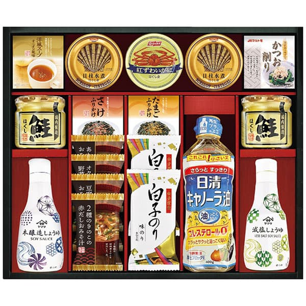 香典返し ギフト 送料無料 ヤマサ鮮度しょうゆ＆フリーズドライバラエティセット CR-100 調味料 食品 奉書 ご挨拶状 偲び草 法事 お供え 忌明け 志 回忌法要 お盆 弔事 お返し 日法要 即返し 仏事 社葬 粗供養 神式