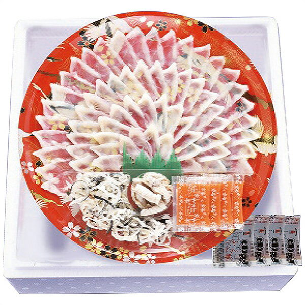 お歳暮 水産品 送料無料 メーカー直送 関とら本店 とらふく刺身セット FS-100W6Z 代引き後払い対応不可品 御歳暮 御挨拶 ご挨拶 ごあいさつ 御礼 お礼 冬ギフト 冬 ギフト 寒中見舞い お年賀 御年賀