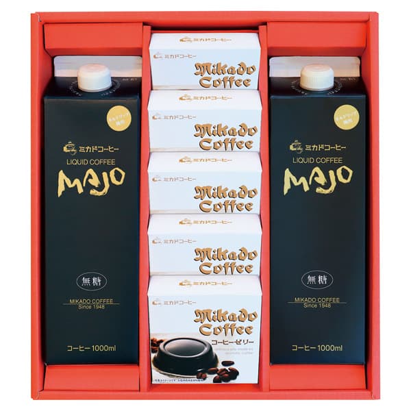 お中元 2025 ギフト 送料無料 送料込※沖縄・離島除く ミカド珈琲 コーヒーゼリー&リキッドコーヒーギフト CZ-AA コーヒー 珈琲 飲料 ドリンク 詰め合わせ セット 内祝い お祝い お返し 出産内祝い 結婚内祝い 入学内祝い 香典返し 手土産 景品 お礼 お供え 父の日のサムネイル