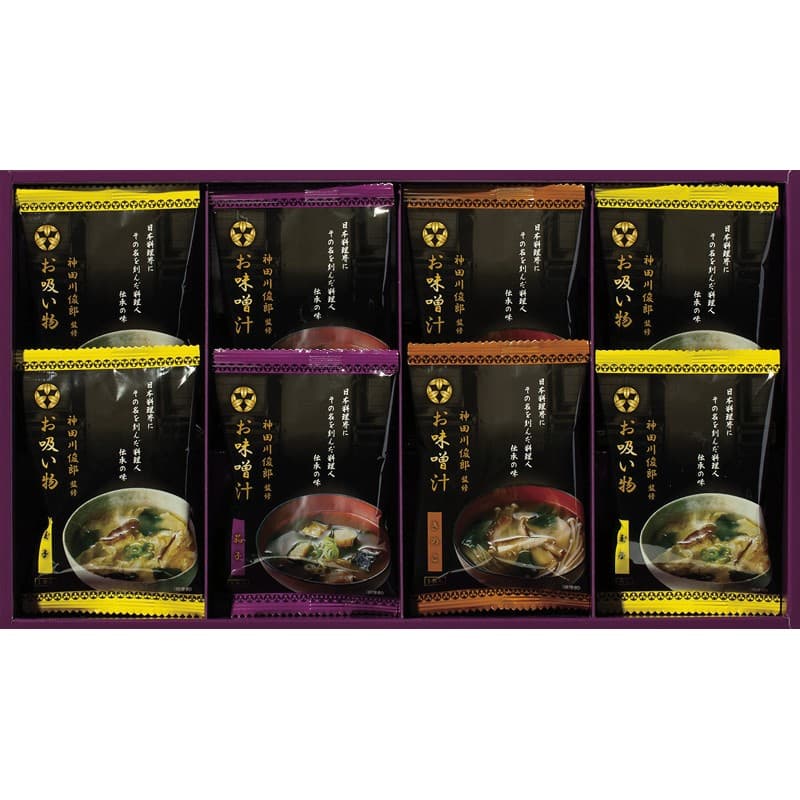 香典返し 神田川俊郎監修 味和心 お味噌汁ギフト【雅】 FKM-CO 内祝い お見舞いお礼 出産内祝い 結婚内祝い 入学内祝い 快気内祝い 奉書 ご挨拶状 偲び草 法事 お供え 忌明け 志 回忌法要 お盆 弔事 お返し 日法要 即返し 仏事 社葬 粗供養 神式