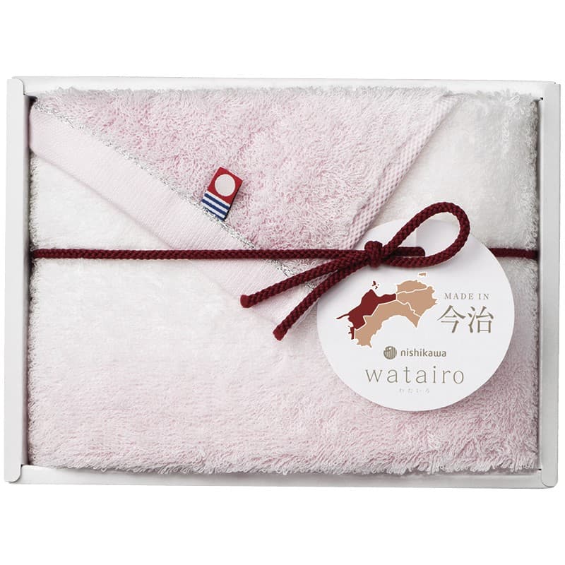 香典返し わたいろ nishikawa今治タオル フェイスタオル ピンク TT88100030P 内祝い お見舞いお礼 出産内祝い 結婚内祝い 入学内祝い 快気内祝い 奉書 ご挨拶状 偲び草 法事 お供え 忌明け 志 回忌法要 お盆 弔事 お返し 日法要 即返し 仏事 社葬 粗供養 神式