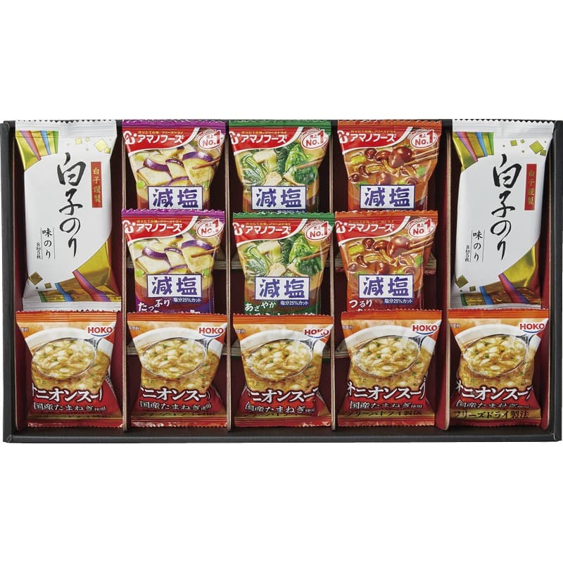 送料無料 送料込※沖縄・離島除く 香典返し アマノフーズおみそ汁・オニオンスープ・白子のり AS-40 内祝い お見舞いお礼 出産内祝い 結婚内祝い 入学内祝い 快気内祝い 奉書 ご挨拶状 偲び草 法事 お供え 忌明け 志 回忌法要 お盆 弔事 お返し 即返し 仏事
