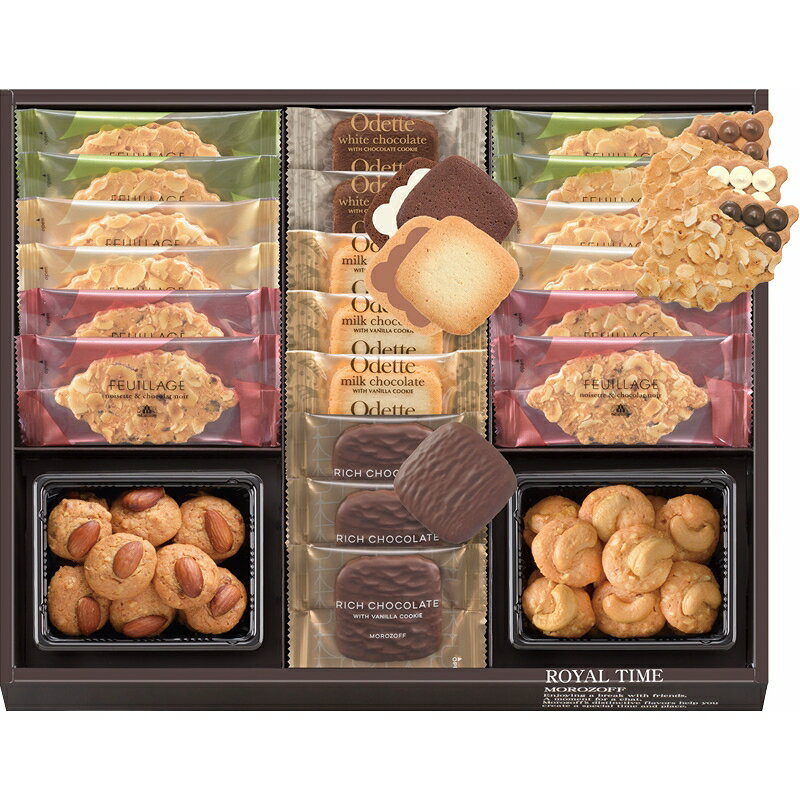 お歳暮 2025 送料無料 送料込※沖縄・離島除く モロゾフ ロイヤルタイム MO-1354 スイーツ 香典返し 内..