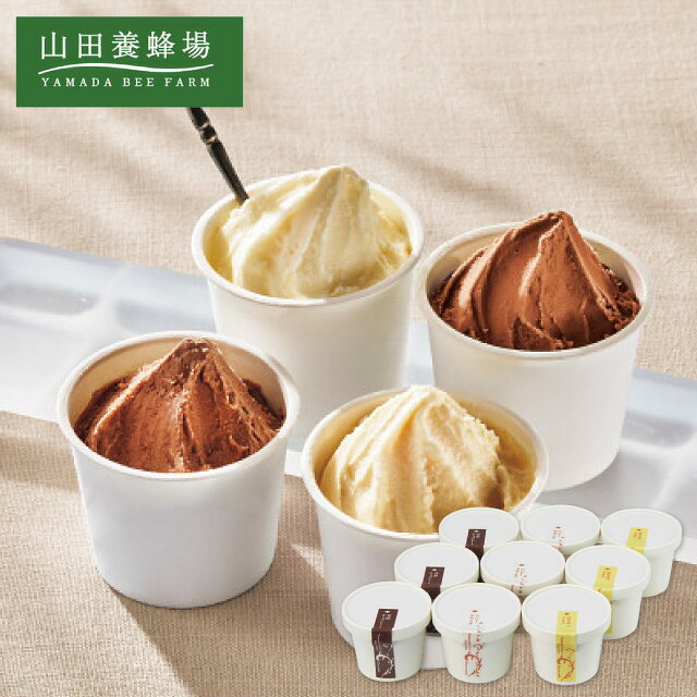 お歳暮 スイーツ 送料無料 メーカー直送 山田養蜂場 はちみつジェラート(9個) 代引き後払い対応不可品 御歳暮 御挨拶 ご挨拶 ごあいさつ 御礼 お礼 冬ギフト 冬 ギフト 寒中見舞い お年賀 御年賀