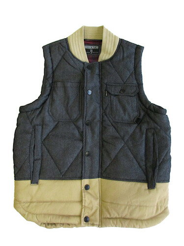 ステイプル STAPLE ベスト デニム 中綿 キルティング STREET ストリート NY アメリカブランド