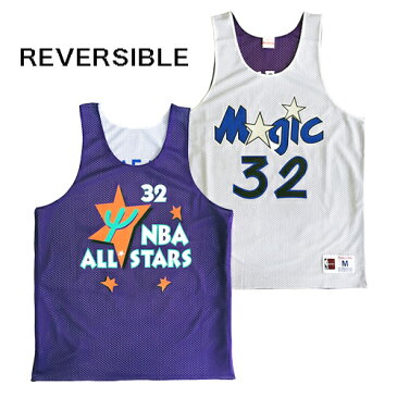 ミッチェル&ネス MITCHELL&NESS バスケットシャツ リバーシブル PURPLE/WHITE メッシュジャージー NBA ORLAND MAGIC O'NEAL シャック オニール オーランドマジック STREET ストリート アメリカブランド レターパックプラス可