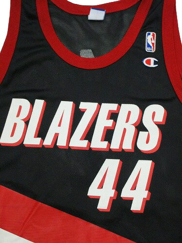 CHAMPION】NBA BLAZERS GRANT BASKETBALL JERSEY [BLACK:XL(48)] / チャンピオン ブレイザース バスケットボール ジャージー