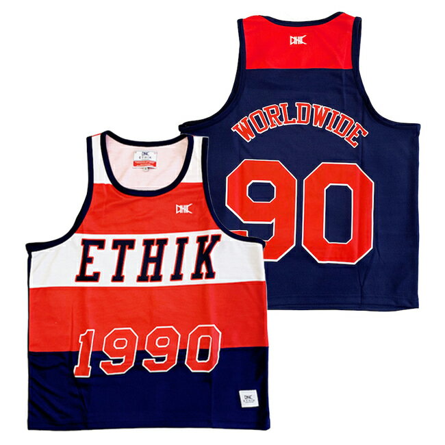 エティック ETHIK メッシュ タンクトップ バスケットジャージー STREET ストリート アメリカブランド レターパックプラス可