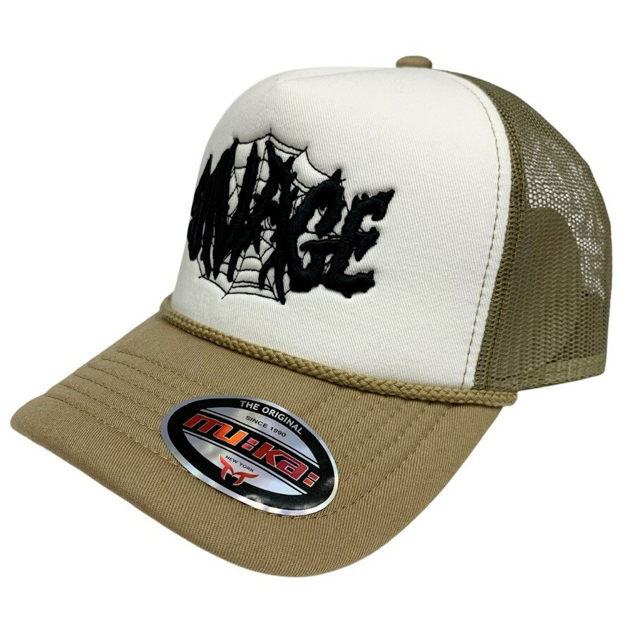 ムカ MUKA メッシュ キャップ トラック キャップ 帽子 2トーン サイズ調整可 STREET ストリート アンリカブランド(4)