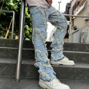 クーパーナイン COOPER 9 FLARE DENIM PANT フレア スタック デニム メンズ ジーンズ パンツ ジーパン STREET ストリート アメ...