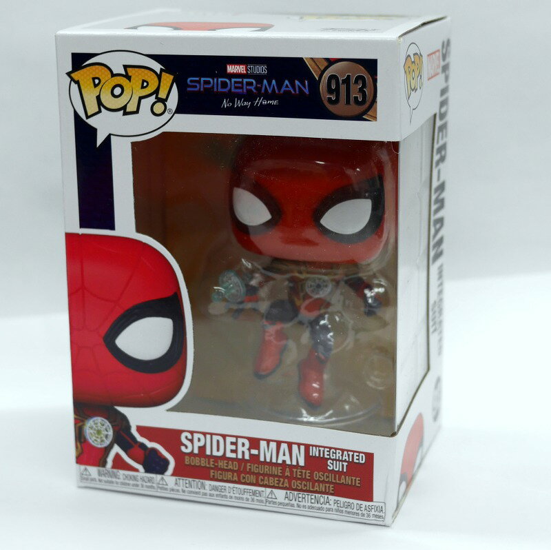 FUNKO POP! MARVEL STUDIOS SPIDER-MAN No-Way Home INTEGRATED SUIT 913XpC_[} AJA