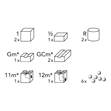 【送料無料】キュボロ クゴリーノマジック Cuboro Cugolino Magic（スイス クボロ社） 積み木 木のおもちゃ ピタゴラスイッチ 藤井聡太 並行輸入品/海外正規品