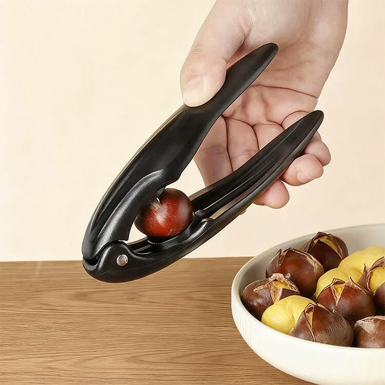 ピーラー 簡単操作 握りやすい 調理器具 皮むき 栗むき器 栗の皮をむく 握りやすい 栗割り器 栗の皮むき器 栗の鋏 くりむき器 栗剥き 皮むき鋏 栗むき器 くるみ割り器 ナッツクラッカー レバー式 道具 省力設計 便利グッズ 多用途 epln-10006343 e-プラン楽天市場店 サンプル画像2