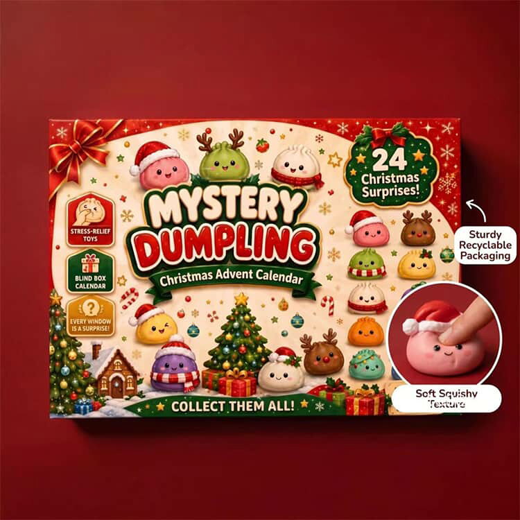 ブラインドボックス スクイーズ ぷにぷに クリスマス 肉まん かわいい 誕生日 握ってストレス発散 ミニ 肉まんスクイーズ 低反発 24個セット スクイーズおもちゃ 水感 クリスマス プレゼント もちもち ギフト ストレス解消 epln-10009202 e-プラン楽天市場店 サンプル画像2