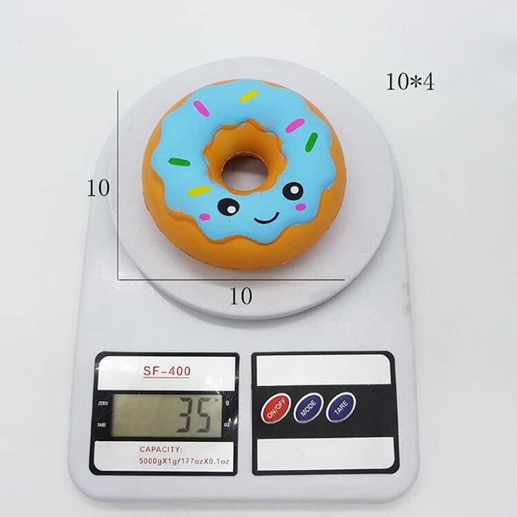 食べ物シリーズ もっちり ドーナツ 柔らかい かわいい ユニコーン スクイーズ スイーツ スクイーズ PU素材 スマイル 低反発 握る玩具 ストレス解消 暇つぶし 不安軽減 感覚おもちゃ epln-10010413 e-プラン楽天市場店 サンプル画像3