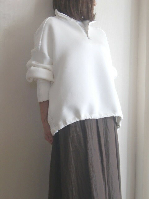 CEaRET from araara シーレット フロムアラアラダンボールニット / ニット ドッキング プルオーバー ホ..