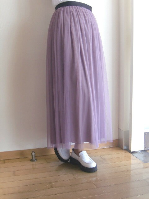 Doneeyu ドニーユ チュール / サテン リバーシブル ギャザースカート 2way スカート 38 Mサイズ オールシーズン 手洗い可 レディース 送料無料