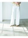 【VERY NaVY2025年6月号掲載】【TWENTY FOUR DENIM】 バギーデニムパンツ EPOCA エポカ パンツ ジーンズ・デニムパンツ ホワイ...
