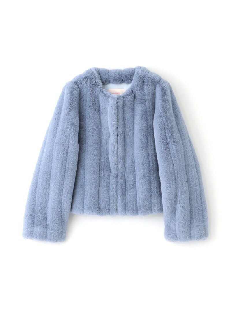 【LEMONPLET】エコファーショートジャケット《WEB&EPOCA THE SHOP店舗限定》 EPOCA エポカ ジャケット・アウター その他のジャケット・アウター ブルー ピンク【送料無料】[Rakuten Fashion]のサムネイル