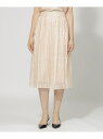 【SALE/50%OFF】シアーカットジャカード ギャザーフレアスカート EPOCA エポカ スカート その他のスカート ベージュ ブラック【RBA_E】【送料...