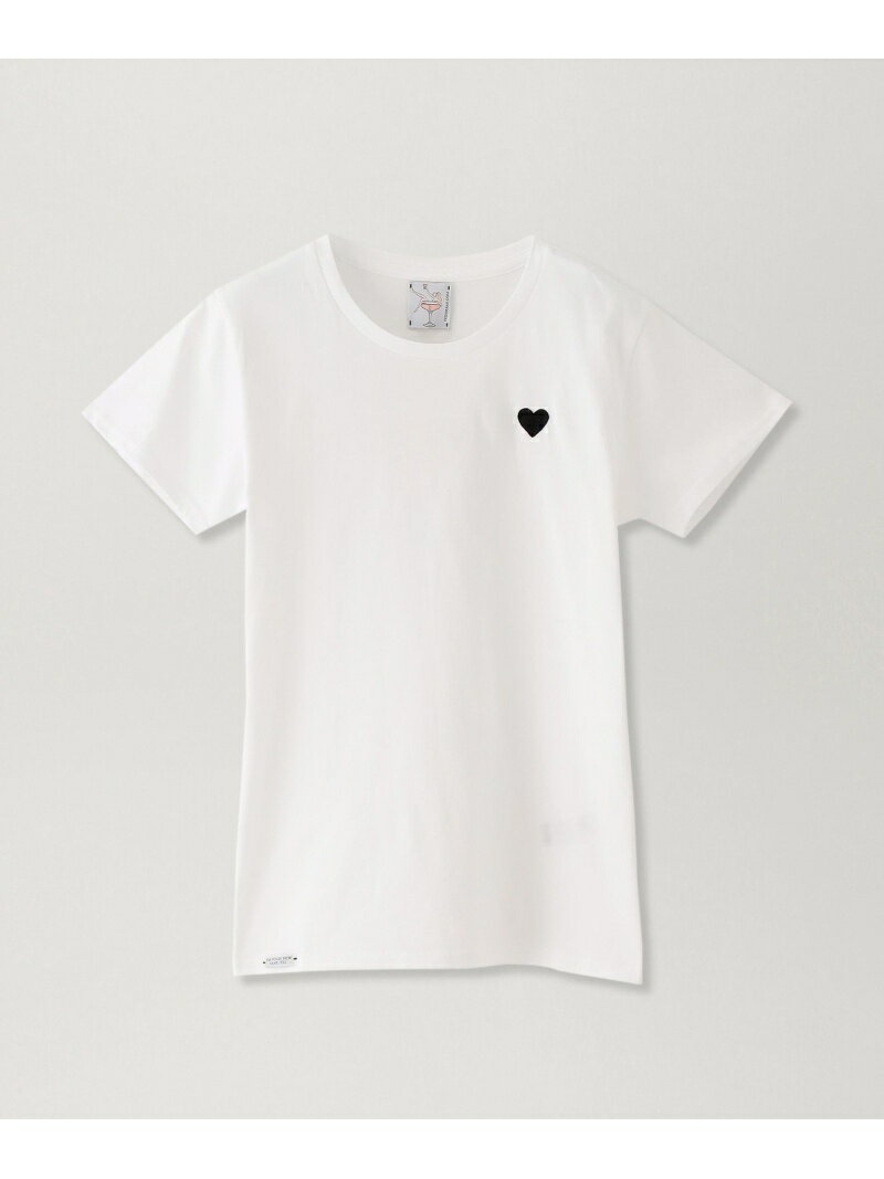 【SALE／25%OFF】【FedoraMi】TINY HEARTカットソー《WEB&EPOCA THE SHOP店舗限定》 EPOCA エポカ トップス カットソー・Tシャツ ホワイト レッド【RBA_E】【送料無料】[Rakuten Fashion]