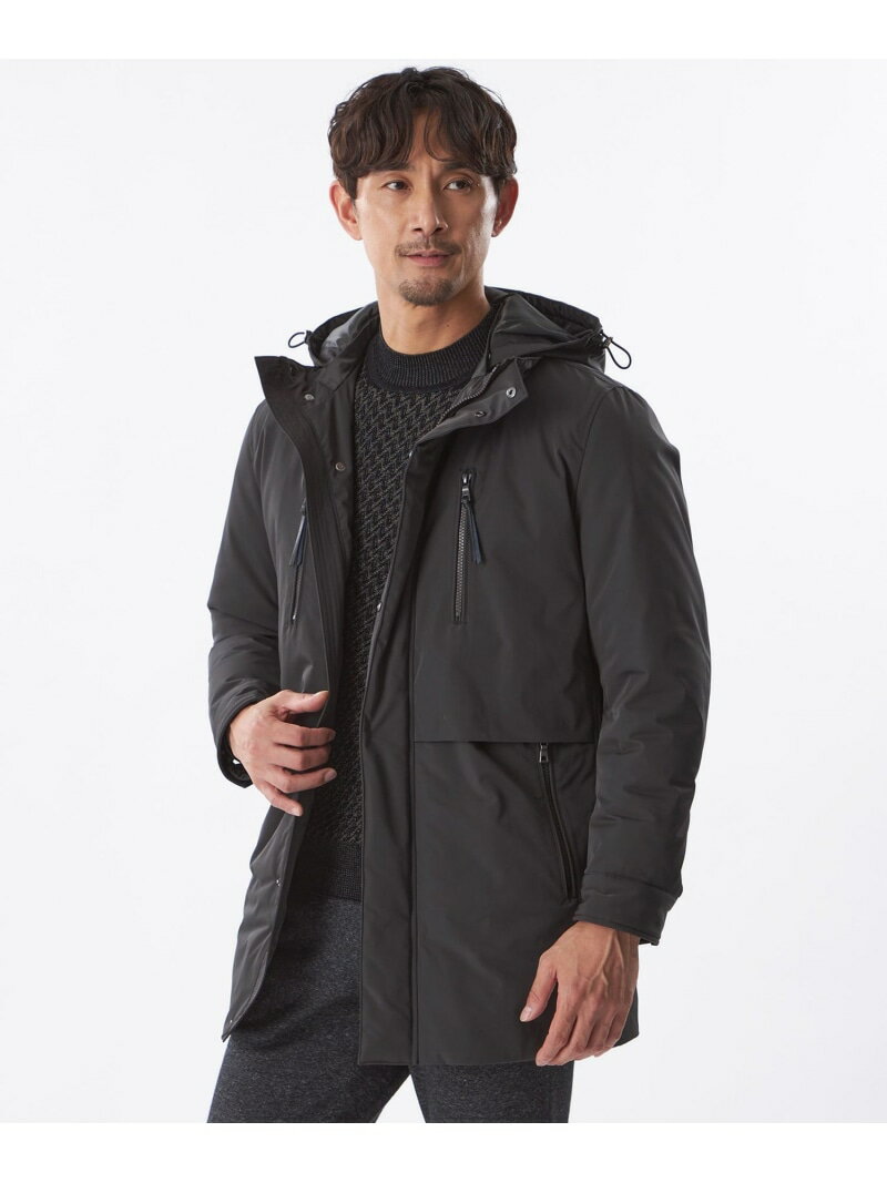 ポリエステルツイルミドルブルゾンE...