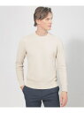 【SALE/30%OFF】ミニクランククルーネックニット EPOCA UOMO エポカ トップス ニット ブルー ピンク ベージュ【RBA_E】【送料無料】[R...