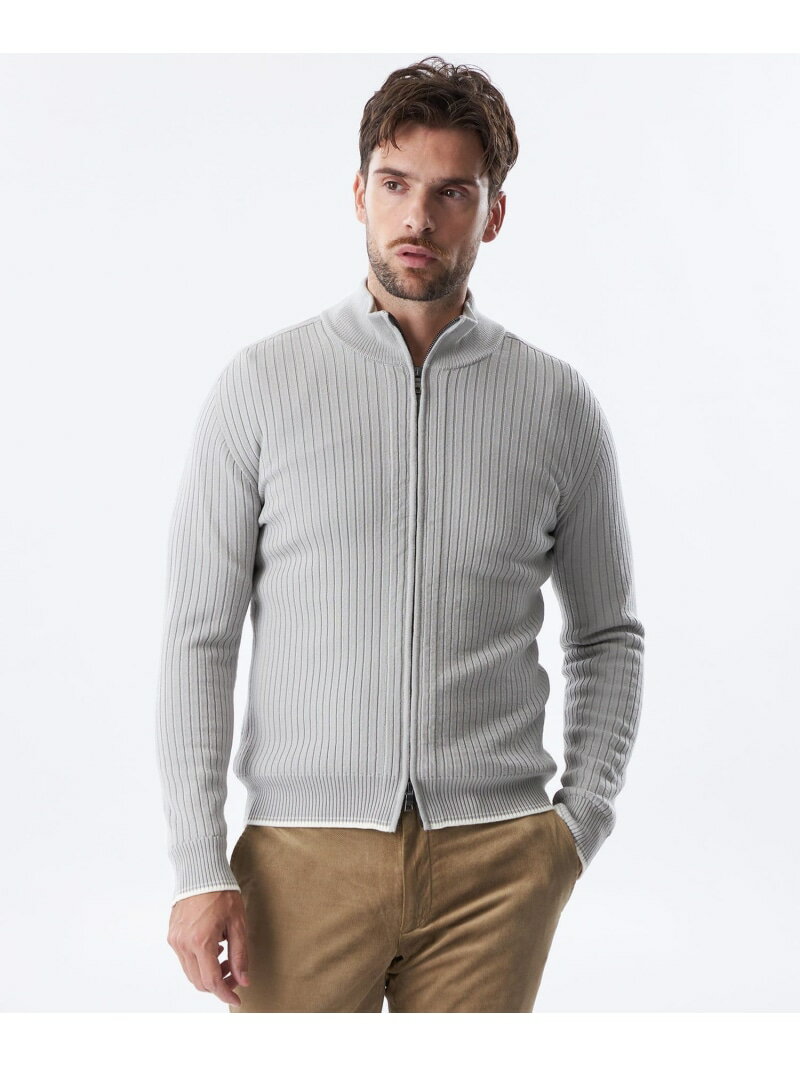 【SALE／25%OFF】ホールガーメントジップニット EPOCA UOMO エポカ トップス ニット ブラック グレー【RBA_E】【送料無料】[Rakuten Fashion]