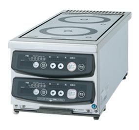 ホシザキ・星崎電磁調理器型式：HIH-11RE-1（旧HIH-11RE）寸法：幅230mm 奥行600mm 高さ200mm送料：無料 (メーカーより)直送保証：メーカー保証付縦2口タイプ(1.5kWタイプ)