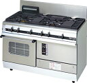 マルゼンパワークックガスレンジ(内部炎口バーナー、コンベクションオーブン搭載)型式:MGRXU-126F(旧MGRXU-126E)寸法:幅1200mm 奥行600mm 高さ800mm バック200mm送料:無料 (メーカーより)直送保証:メーカー保証付