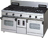 マルゼンNEWパワークックガスレンジ(コンベクションオーブン搭載)型式：RGR-1575WXD(旧RGR-1575WXC）寸..