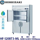 ホシザキ縦型【自然冷媒】冷凍庫型式:HF-120BT3-ML(旧HF-120NAT3-ML)寸法:幅1200mm 奥行650mm 高さ1910mm送料:無料 (メーカーより直送)保証:メーカー保証付