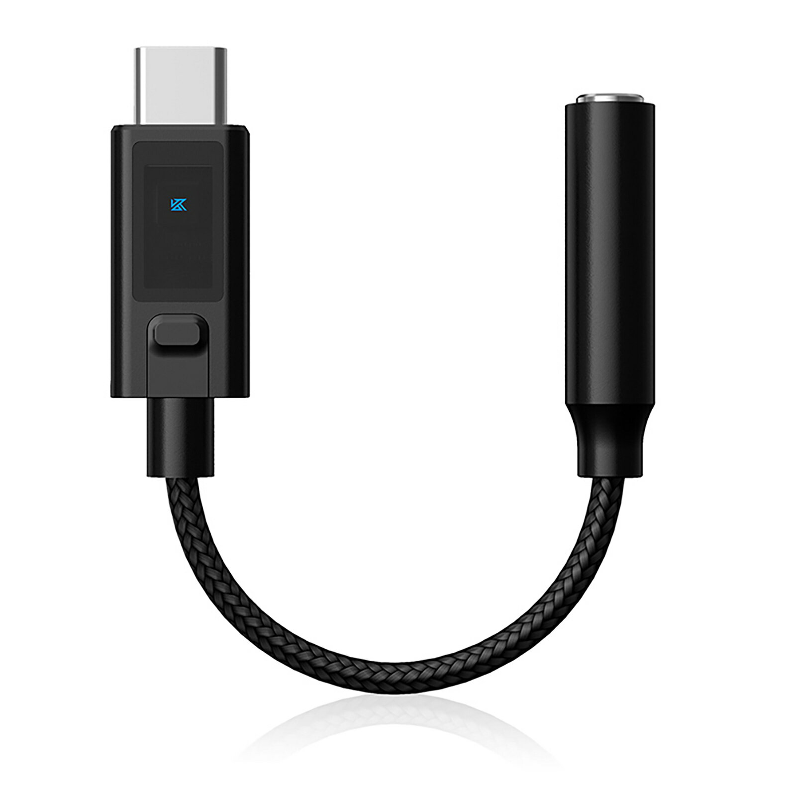 KZ AM02 プロフェッショナルEAコントロールズポータブル デジタルDACアンプ EQ調整スイッチ 専用DACチップ アルミニウム合金製筐体 ケブラー編み込みケーブル