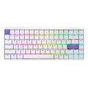 「送料無料」EPOMAKER Luma84 薄型アルミニウムワイヤレスキーボード QMK/VIAキーボード ワイヤレス メカニカルキーボード テンキー ホットスワップ対応 ガスケットマウント カスタムRGBバックライト 2.4Ghz/ Bluetooth 5.0/Type-C有線 Windows/Android/IOS/Mac/Linux対応(2)