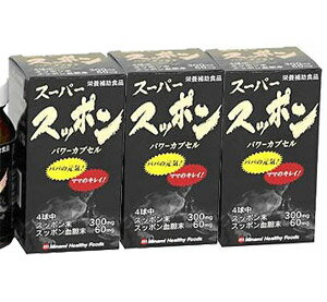 「スーパースッポンパワー150球」は、スッポンを骨も頭も甲羅も肉も丸ごと使用、凍結粉砕した粉末に血肝を加え、サフラワー油に溶かしてソフトカプセル化した健康食品です。スッポン丸ごとを手軽にお召し上がりいただけます。毎日の健康のためにお役立て下さい。 ※賞味期限：容器／包装箱に記載※広告文責:日本保健研究所 O8O*95O5*662O メーカー:ミナミヘルシーフーズ 日本製 区分:健康食品※パッケージ・内容等は予告なく変更されることがあります。　