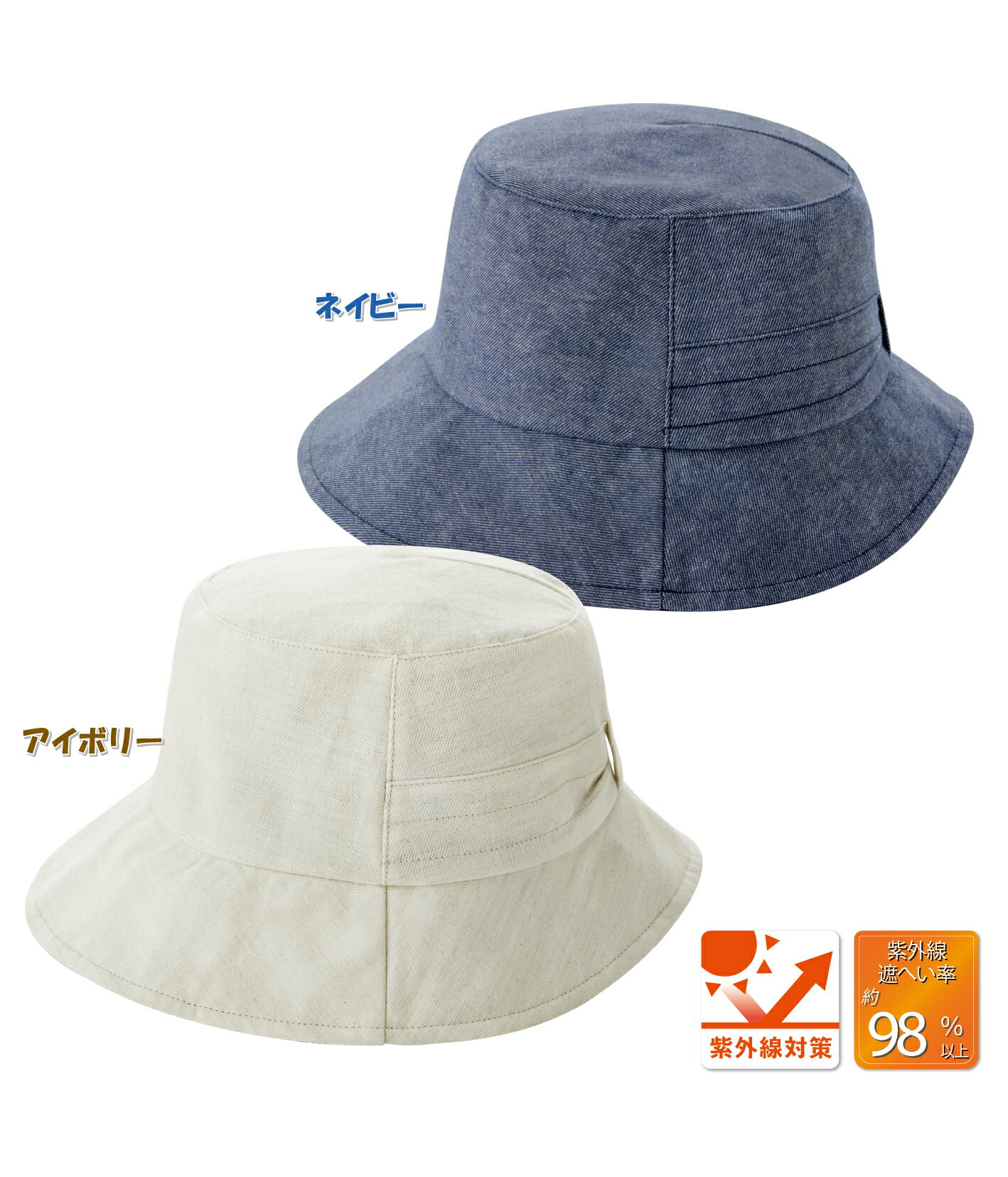 日差しをよける日傘帽子【メール便配送・代引不可】