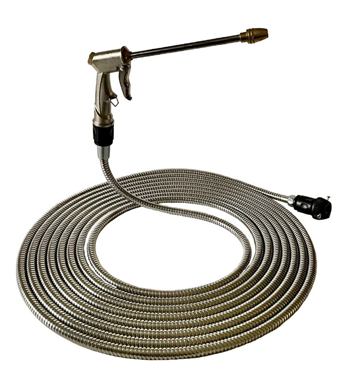 ステンレスコイルホース　10m