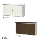 1156 ガルバ製ダスト収納庫 幅125(2面開閉式)