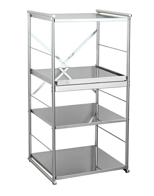 2245 ステンレスレンジラック　ミドル　オープン