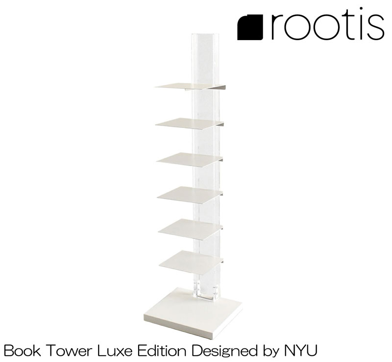 樂天商城 - A194　アクリルブックタワー【rootis/ルーティス】【アクリル×スチール】