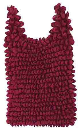 EC-3 絞りバッグ ラージ レッド(2Red)【エコバッグ】【ANDO】【メール便配送・代引不可】