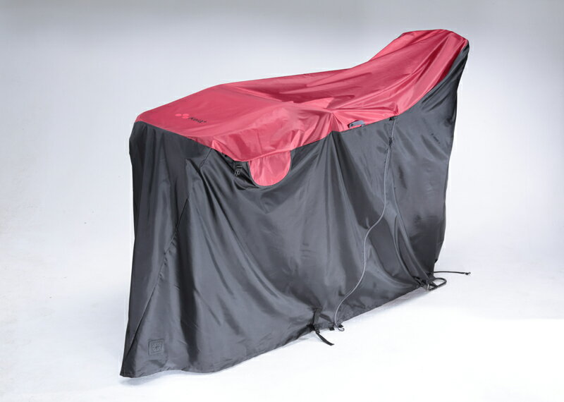乐天商城 - サイクルカバー　雨ニモ負ケズ風ニモ負ケズ　LLサイズ　KW-449AS/RD-BK【電動自転車カバー】