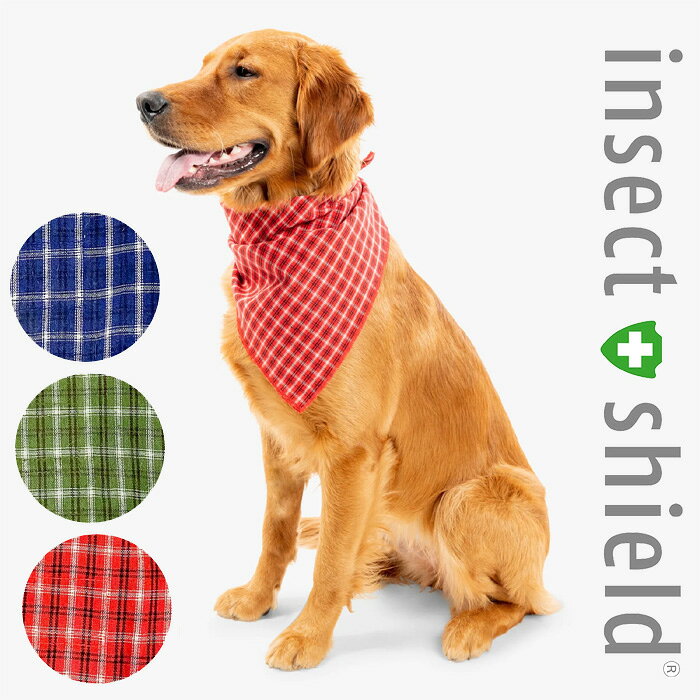 insect shield【インセクトシールド】ペット虫よけトレイルドッグバンダナ【DM便かレターパックでお届け】【代引・日時指定不可】のサムネイル