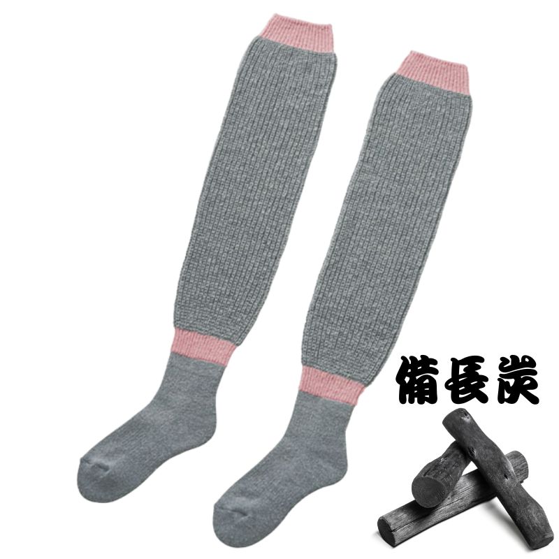 樂天商城 - 備長炭くつろぎ脚のセーター　グレー