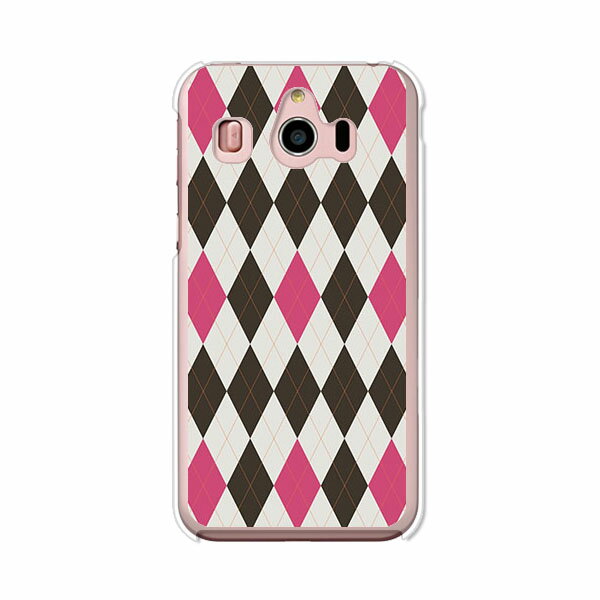 シンプルスマホ4 704SH ケース/カバー 【アーガイル クリアケース素材】しんぷるすまほ4 704sh カバー ハードケース softbank ソフトバンク 携帯ケース